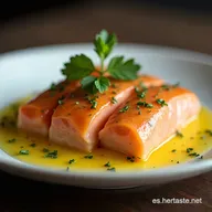 Salm&oacute;n con Mantequilla de Ajo Listo en 20 Minutos