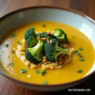 Sopa de Br&oacute;coli Cremosa Un Cl&aacute;sico Casero y Saludable