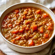 Sopa de Lentejas Casera con Verduras
