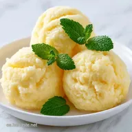 Sorbete Lim&oacute;n Menta con Textura de Nieve
