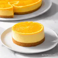 Tarta Helada Naranja Fresquita y Sin Horno