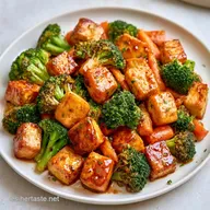 Tofu Salteado con Verduras y Brócoli
