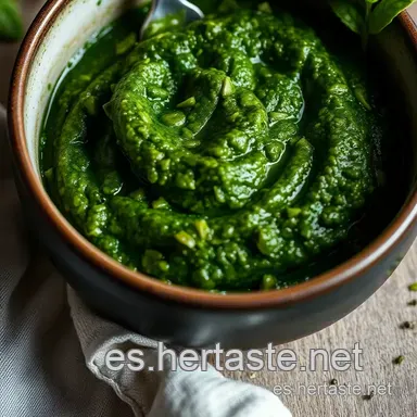 Pesto alla Genovese de la Abuela: &iexcl;Mi Secreto Revelado! Tarjeta de receta