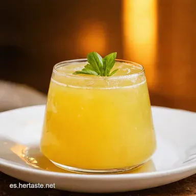 Agua Fresca Sand&iacute;a Hierbabuena Receta Frescura Andaluza Tarjeta de receta