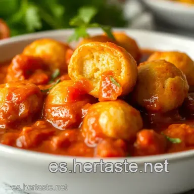 Albondiguillas en Salsa: &iexcl;Receta de la Abuela F&aacute;cil! Tarjeta de receta