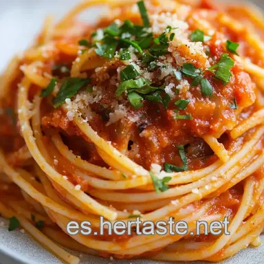 Amatriciana Casera: &iexcl;Receta F&aacute;cil y Deliciosa como en Roma! Tarjeta de receta