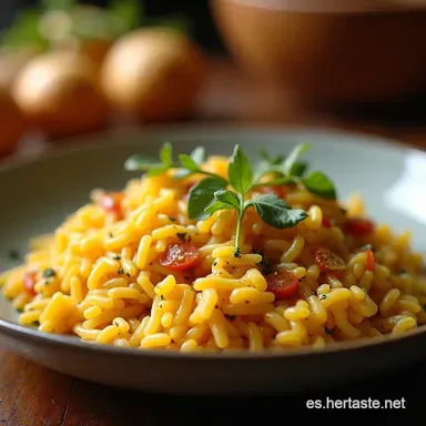 El secreto de la gesti&oacute;n del caldo Arroz Meloso de Setas y Trufa que enamora Tarjeta de receta