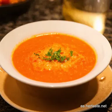 Gazpacho Andaluz Aut&eacute;ntico Recetas F&aacute;ciles y Refrescantes Tarjeta de receta