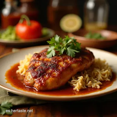 Barbacoa de Pollo Estilo Pueblo El Secreto de mi Abuela Tarjeta de receta