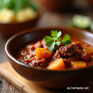 Birria de Res Aut&eacute;ntica El Sabor de Jalisco en tu Olla Tarjeta de receta