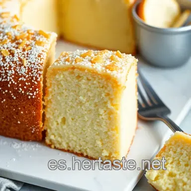 Bizcocho de Coco Esponjoso: &iexcl;Sabor Tropical y Receta F&aacute;cil! Tarjeta de receta