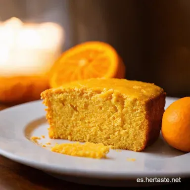 Bizcocho de Naranja Casero Receta de la Abuela con un Toque Tarjeta de receta