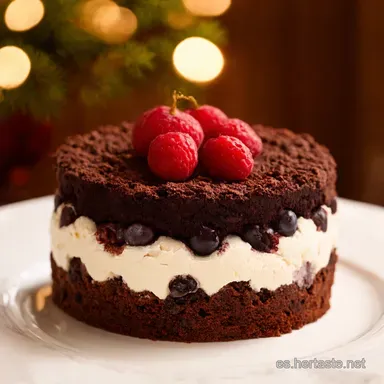 Black Forest Trifle Un Postre Espectacular para tu Cumple Tarjeta de receta