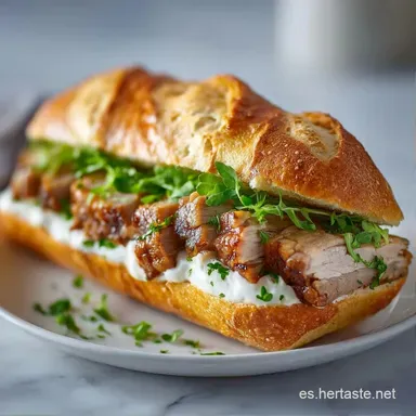 Bocadillo De Lomo En 20 Minutos Tarjeta de receta