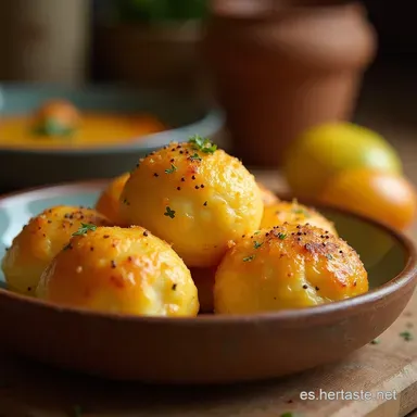 Receta de Bolas de Queso Fritas y Fundentes como en Casa Tarjeta de receta