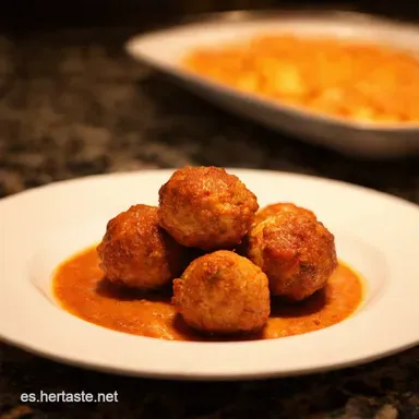 Alb&oacute;ndigas de Pollo Buffalo F&aacute;ciles Un Aperitivo Explosivo Tarjeta de receta