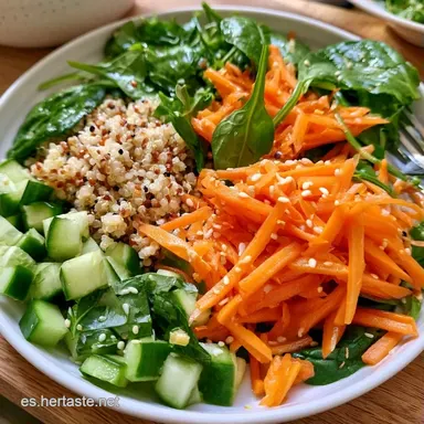 Bowl De Quinoa En 25 Minutos Tarjeta de receta
