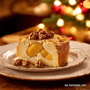 Brie Envuelto F&aacute;cil con Ar&aacute;ndanos y Nueces Fiesta Navide&ntilde;a Tarjeta de receta