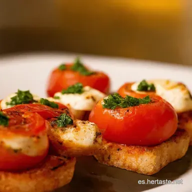Brochetas Caprese Express A Savory Appetizer in Minutes Tarjeta de receta
