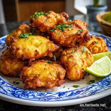 Bu&ntilde;uelos de Bacalao Esponjosos con Masa Escaldada Tarjeta de receta