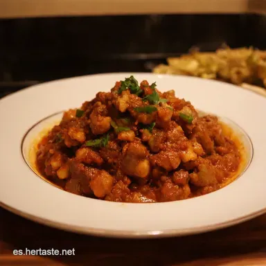 Caballa con Picadillo Andaluz Sabor Aut&eacute;ntico Tarjeta de receta