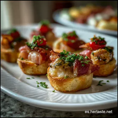 Canap&eacute;s Navide&ntilde;os: Easy Appetizers for Christmas Parties Tarjeta de receta