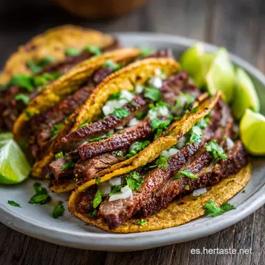 Receta de Carne Asada al Horno Jugosa (1h 40m) Tarjeta de receta