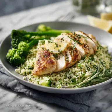 Cena Ligera Pollo Deliciosa en 25 Minutos Tarjeta de receta