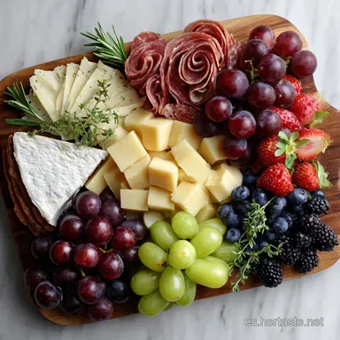 Charcuterie Board: Spanish Tapas Style Tarjeta de receta