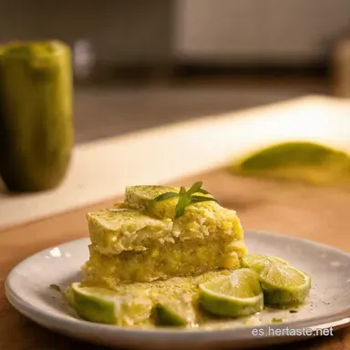 Charlota de Lim&oacute;n Sin Horno Un Postre F&aacute;cil y Refrescante Tarjeta de receta