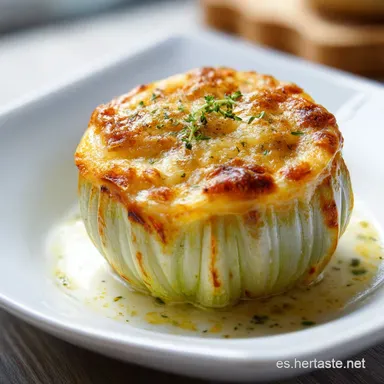 Chayote Relleno Cremoso para 4 Porciones Tarjeta de receta