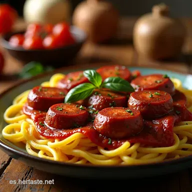 Chorizo Casero de la Abuela Receta con Sabor de Pueblo Tarjeta de receta