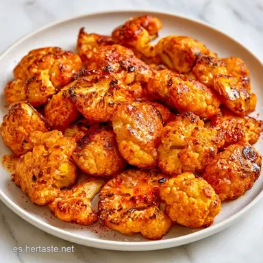 Coliflor Al Horno con Pimentón Tarjeta de receta