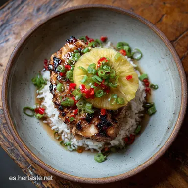 Receta de Comida de Pin de MMA con Pollo y Arroz for 2 Tarjeta de receta