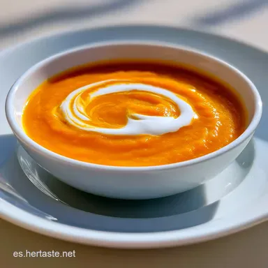 Crema de Calabaza: Textura Sedosa Tarjeta de receta
