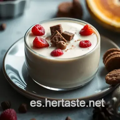 Crema de Chocolate Blanco: &iexcl;Postre R&aacute;pido y Delicioso! Tarjeta de receta
