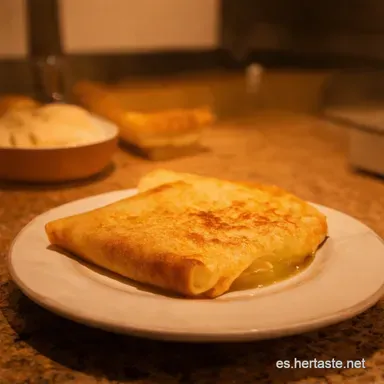 Crepas Cl&aacute;sicas Un Bocado de Francia en Casa Tarjeta de receta