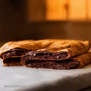 CREPAS DE CHOCOLATE F&aacute;ciles Como las de la Abuela Tarjeta de receta