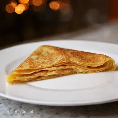 Mi Libro de Recetas Caseras Crepes Caseros F&aacute;ciles y Deliciosos Tarjeta de receta