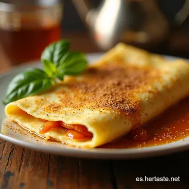 CREPES CASEROS La Receta F&aacute;cil para Triunfar Siempre Tarjeta de receta