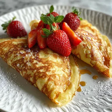 Crepes sin gluten Ready in 25 Min Tarjeta de receta