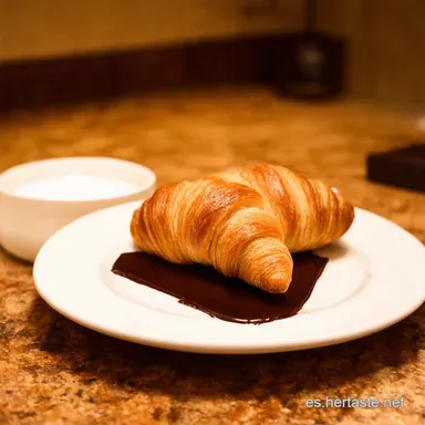 Croissants de Chocolate Caseros El Abrazo Calentito Definitivo Tarjeta de receta