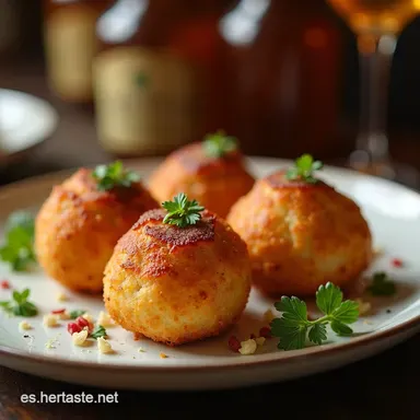 DELICIOSA RECETA CASERA Croquetas de Jam&oacute;n Ib&eacute;rico de la Abuela Tarjeta de receta