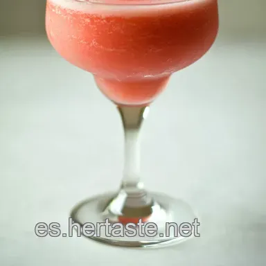 Daiquiri de Fresa: &iexcl;Un Cl&aacute;sico Cubano Refrescante! Tarjeta de receta