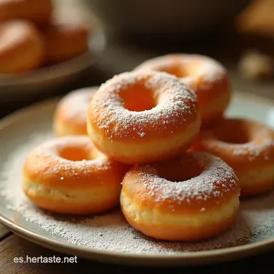 Donas de Az&uacute;car Caseras Como las de la Abuela Tarjeta de receta