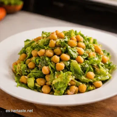 Ensalada de Garbanzos Andaluza Mi Receta Favorita y F&aacute;cil Tarjeta de receta