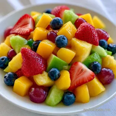 Ensalada de Frutas de Temporada para 4 Tarjeta de receta