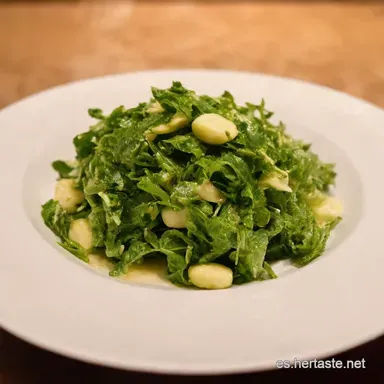 Ensalada Jud&iacute;as Verdes F&aacute;cil Receta Andaluza que te Enamorar&aacute; Tarjeta de receta
