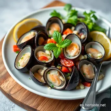 Ensalada de Mejillones Receta Andaluza: &iexcl;Sabor a Mar! Tarjeta de receta