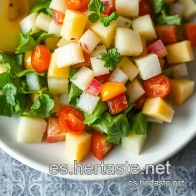 Ensalada Remolacha Feta Manzana: &iexcl;Receta F&aacute;cil y Deliciosa! Tarjeta de receta